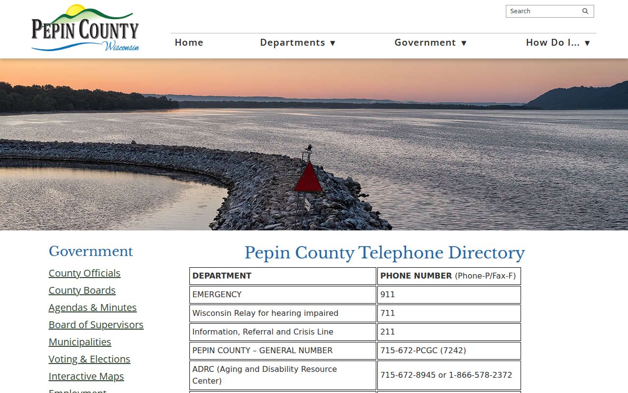 Pepin County agency directory for Stockholm criminal record contacts