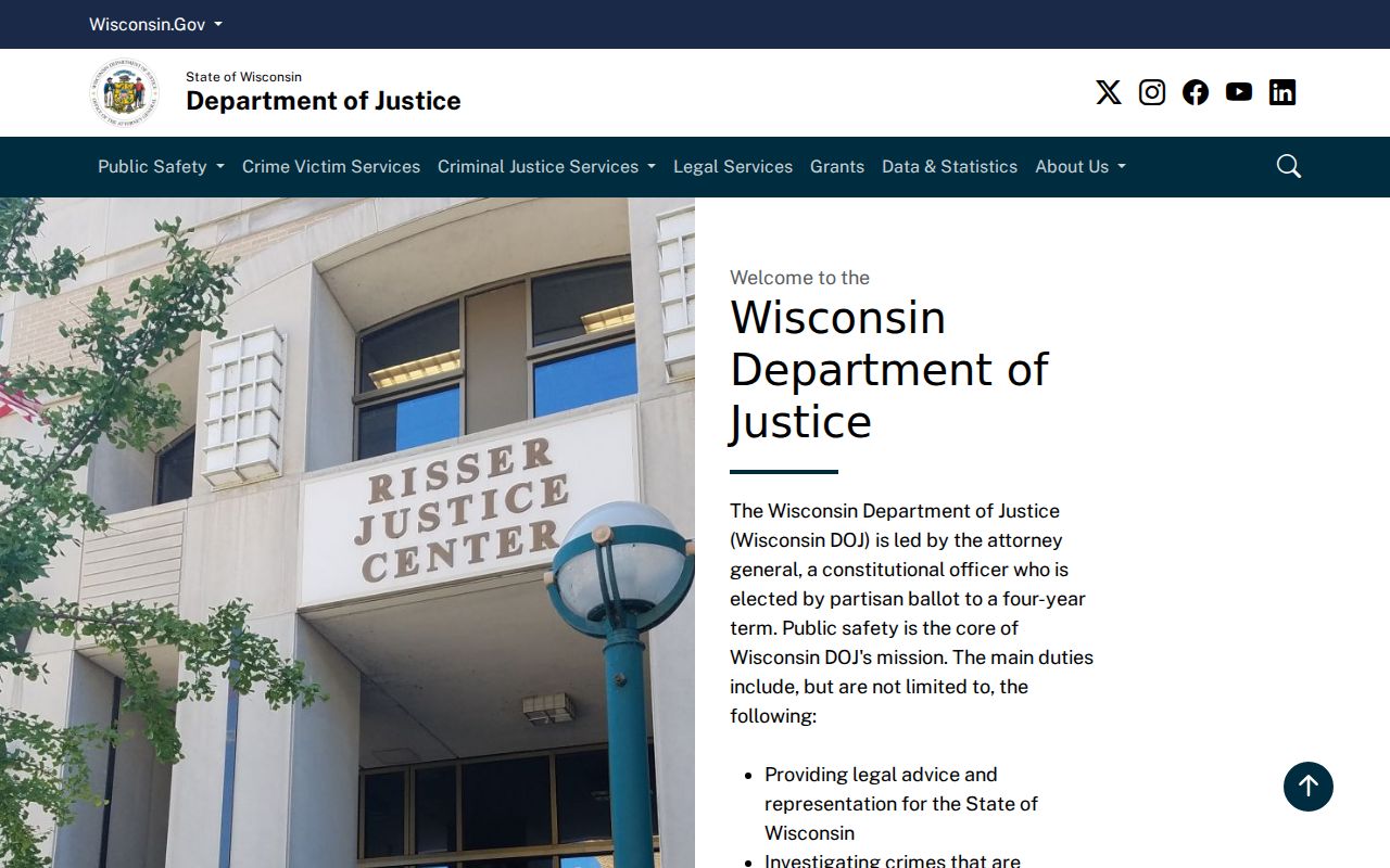 Pepin County criminal history Wisconsin DOJ guidance
